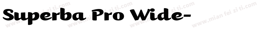 Superba Pro Wide字体转换